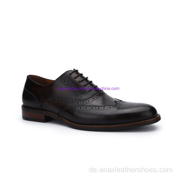 Herren Schuhe Handgefertigtes Leder Komfort Formales Oxford